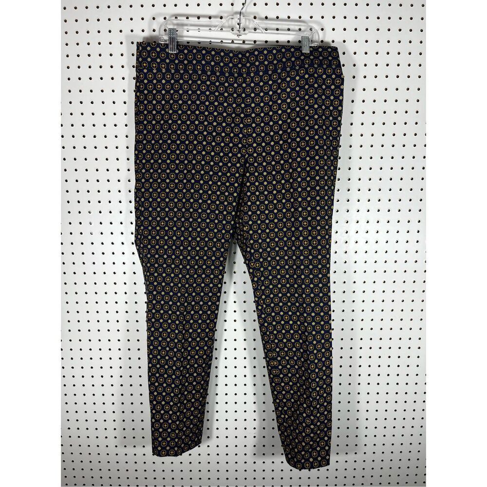 Talbots Essex ankle printed pants size 14
